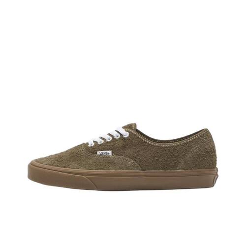 Vans范斯Authentic Hairy Suede 经典舒适 板鞋 男女同款 棕色