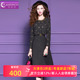 菲梦伊高级灰含羊毛小香风套装 女冬季 气质收腰背心裙钉珠毛呢外套