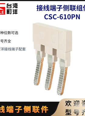 台湾町洋接线端子侧联组件CSC-610PN02/05/10位DK4N-TF保险端子用
