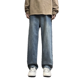 春秋季新款图美式男女款水洗复古牛仔长裤XZ503-1K808P55控78，男装休闲裤，星座503-1
