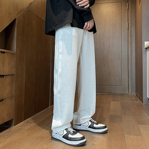 秋冬新款三条杠重磅华棉直筒潮流休闲裤XZ503-1K5016P60控88图片