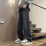 春秋季新款图美式男女款水洗复古牛仔长裤XZ503-1K808P55控78，男装休闲裤，星座503-1