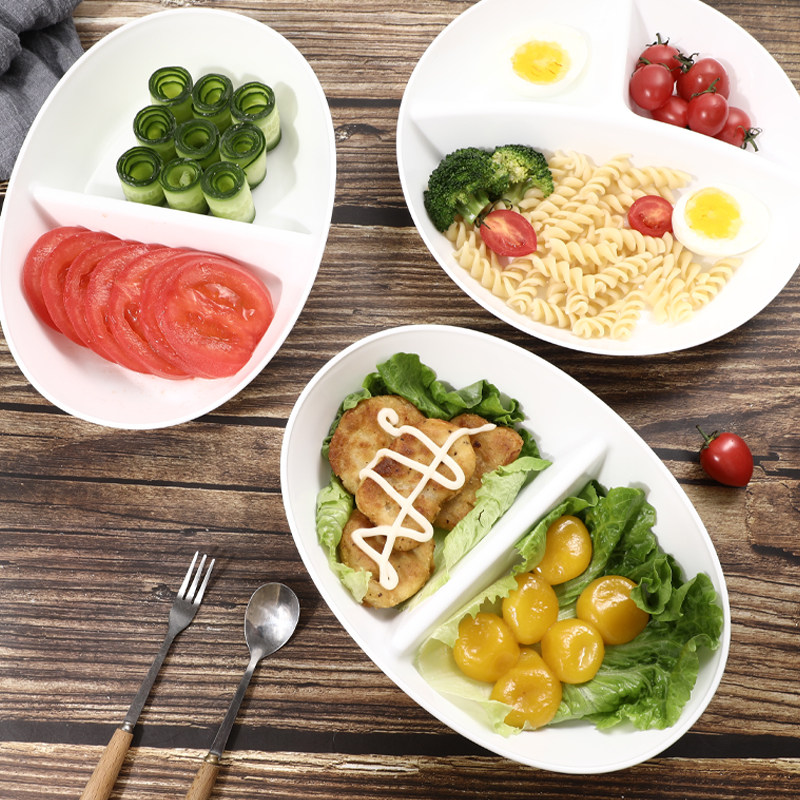 nakaya餐盘塑料饭盘可微波炉加热