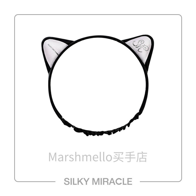 SILKY MIRACLE LADY-S系列猫咪发带真丝水晶可爱少女束发带