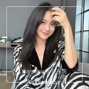 [6折]包文婧同款SILKY MIRACLE丝绒睡衣套装ZEBRA斑马拼丝绒家居