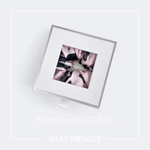 SILKY MIRACLE真丝大肠发圈MooMoo奶牛纹爱心水晶头花网红新款