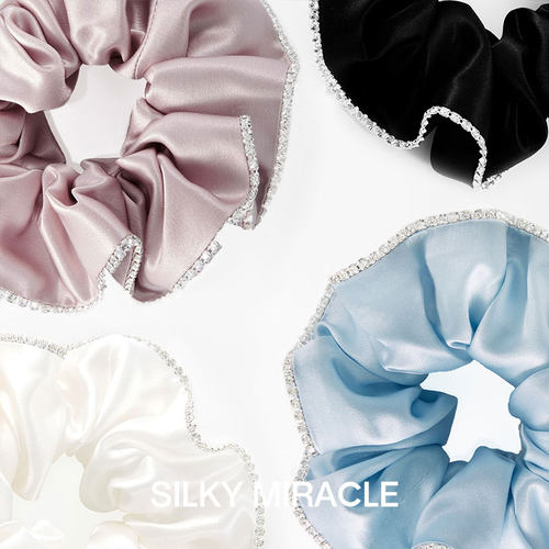 SILKYMIRACLE真丝水晶发圈