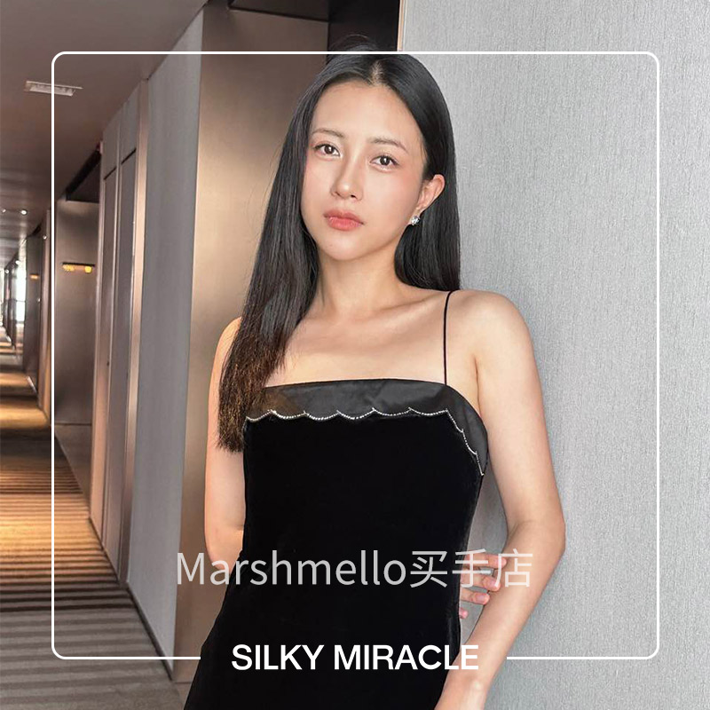 SILKYMIRACLE真丝水晶丝绒睡裙