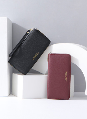 perfect for you手拿包多功能拉链包时尚weichen长款钱包pu purse
