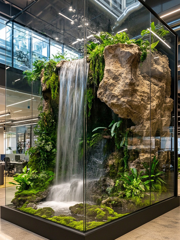 Transform Your Space: Grand Lobby Rockery Waterfall Display - Product image 4