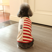 狗狗衣服春夏薄款 可牵引猫咪宠物衣服纯棉比熊泰迪衣服小型犬背心