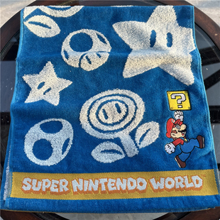 出口日本原单 迪s尼 卡通可爱刺绣纯棉柔软全棉 吸水成人毛巾面巾