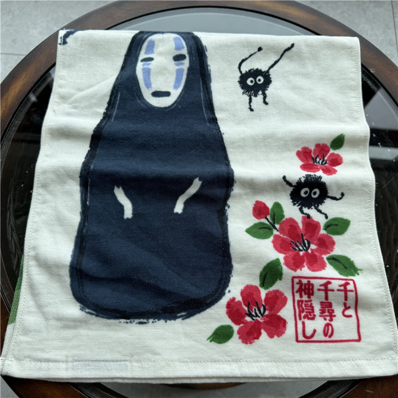 出口日本原单 千Y千寻 纱布纯棉柔软全棉舒适吸水成人 毛巾 面巾