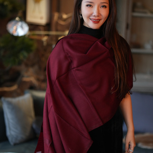 NagarNan-pashmina stole70*200朱莉边绣围巾女神节