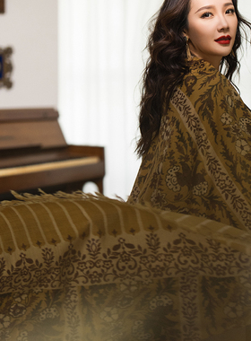 NagarNan百年工坊Gents Kani卡尼那家楠克什米尔手工羊绒披肩围巾