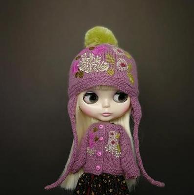 小布针织图解bjd娃娃钩针棒针ob22ob24毛衣包包帽子新款编织教程