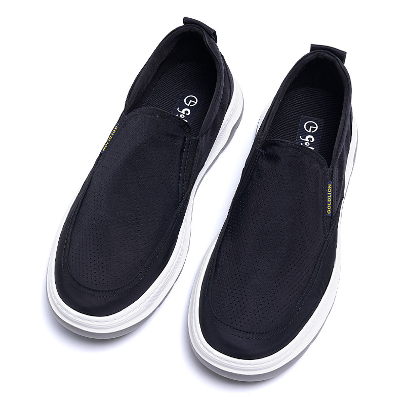 金利来男鞋2026夏季新款专柜正品鞋平底镂空时尚休闲布鞋男健步鞋