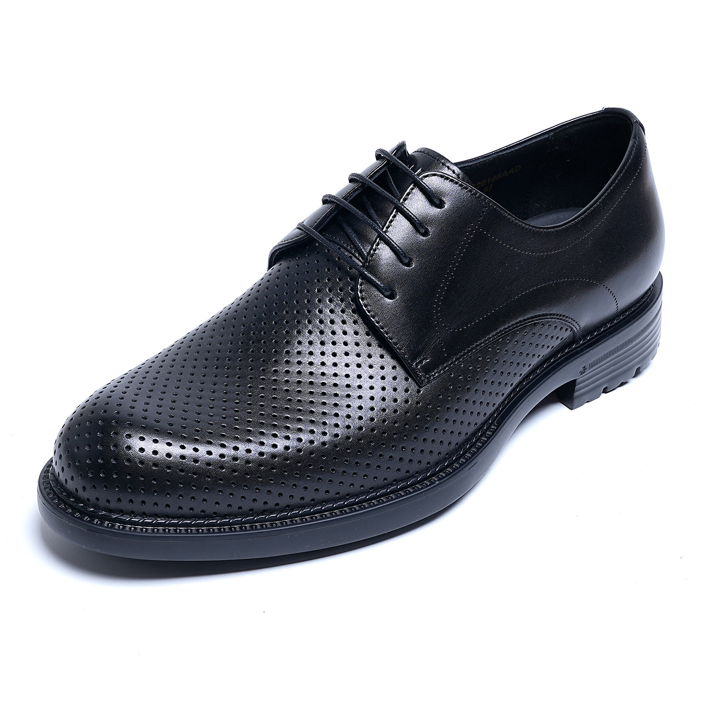 金利来男鞋2026夏季新款专柜正品超轻防滑镂空系带商务正装皮鞋男