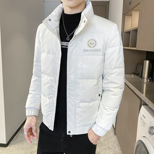 冬季精品修身闪电雕花亮面保暖羽绒服夹克外套 1 Y8026图片