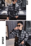 21春装社会风小伙修身韩版格子短款夹克外套2J，男装夹克，星座308A