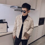 春装社会小伙简约百搭小香风夹克翻领外套上衣W005-P108控1384，男装夹克，星座308A
