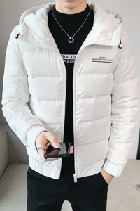 3店主风冬装短款连帽亮面压花加厚羽绒服夹克外套Y8011-P175控228图片