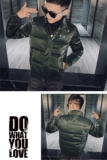 社会小伙保暖羽绒服亮面镭射印花时尚夹克外套3Y8017-P158控208，男装羽绒服，星座308A