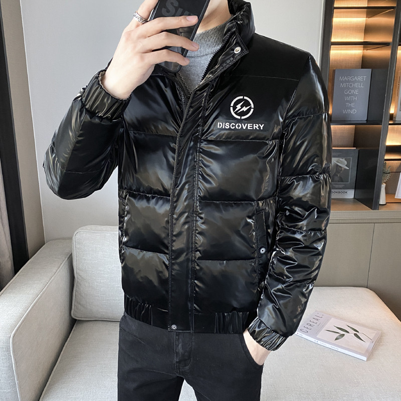 冬季精品修身闪电雕花亮面保暖羽绒服夹克外套4Y8026-P175控228,男装羽绒服,星座308A