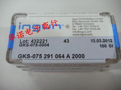 GKS075291064A2800英钢探针/75MIL ingun探针/尖头/1.0探针.