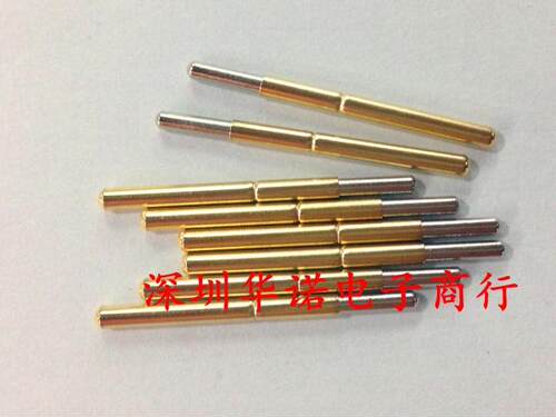 测试探针P156-J/直上圆头探针/弹簧顶针/导电针/铜质 总长33.85