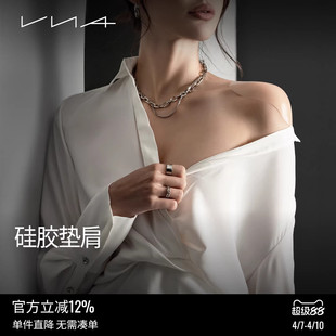 VNA芬斯狄娜肩垫神器隐形透明假肩垫肩防溜直角肩贴 硅胶肩垫