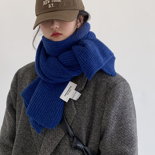 加厚针织毛线围巾女2025冬季