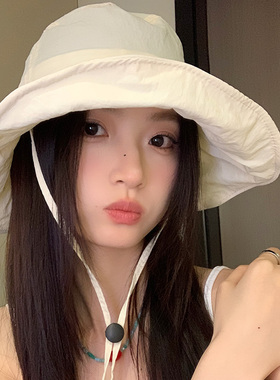 韩版户外休闲女款夏季防晒渔夫帽