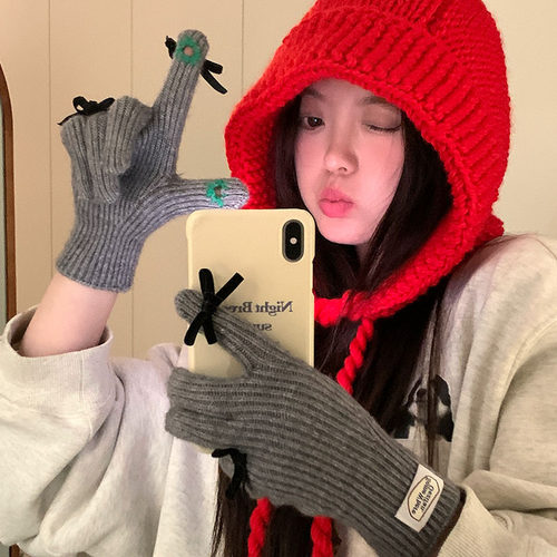 女款韩版手套保暖防寒