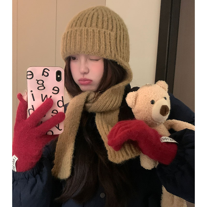 复古包头护耳帽子女2025新款秋冬百搭保暖骑行显脸小针织毛线帽,服饰配件/皮带/帽子/围巾,帽子,淘宝优惠券,粉丝福利购,淘宝优惠卷