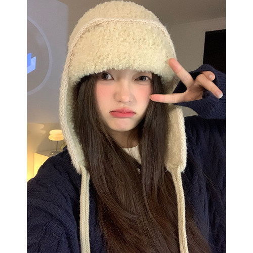 秋冬季韩版保暖护耳雷锋帽女