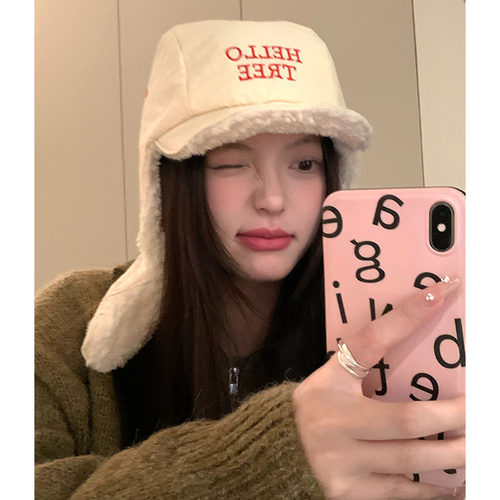 女款冬季帽子保暖护耳