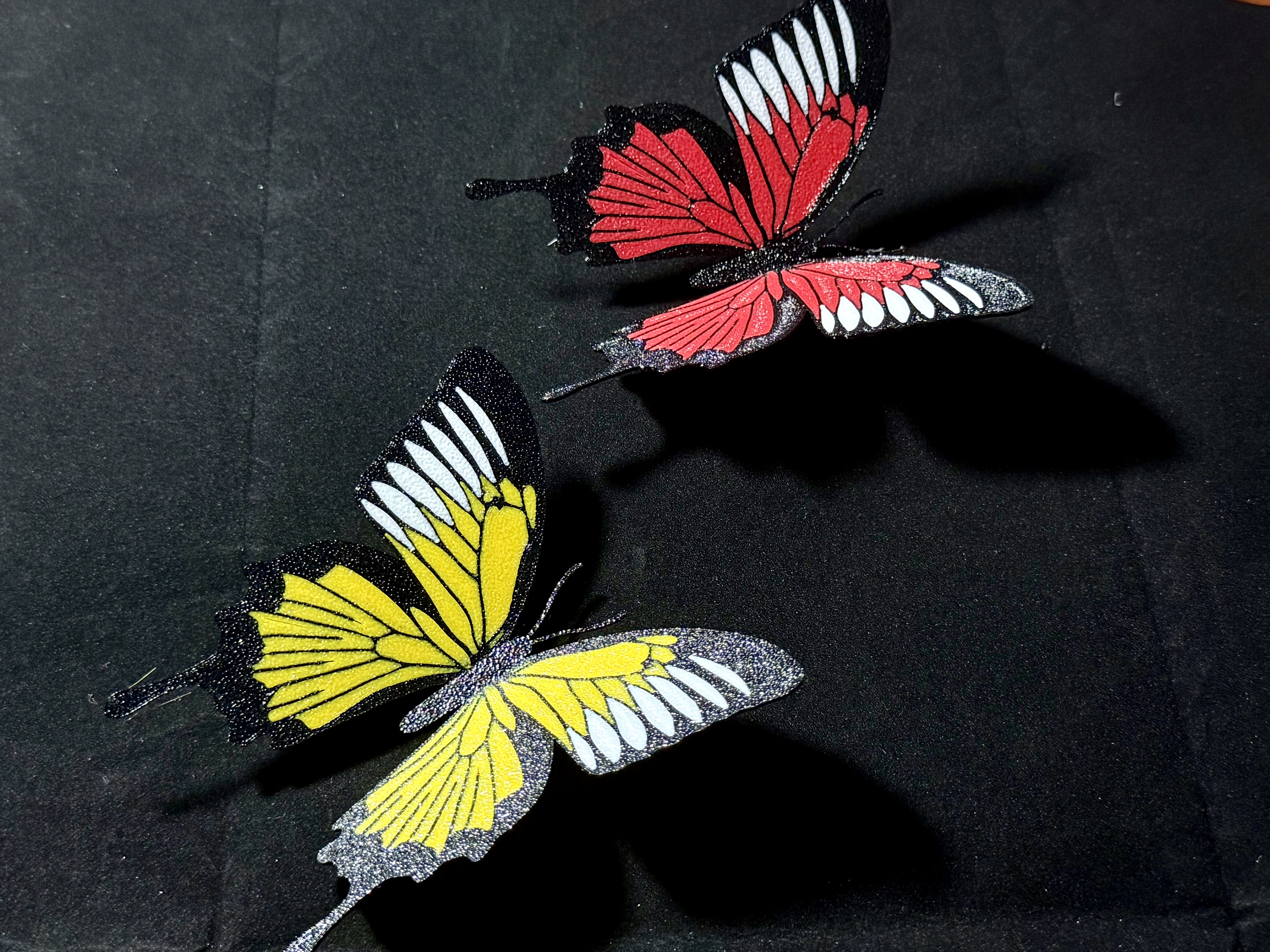 3D打印蝴蝶冰箱贴仿真成品