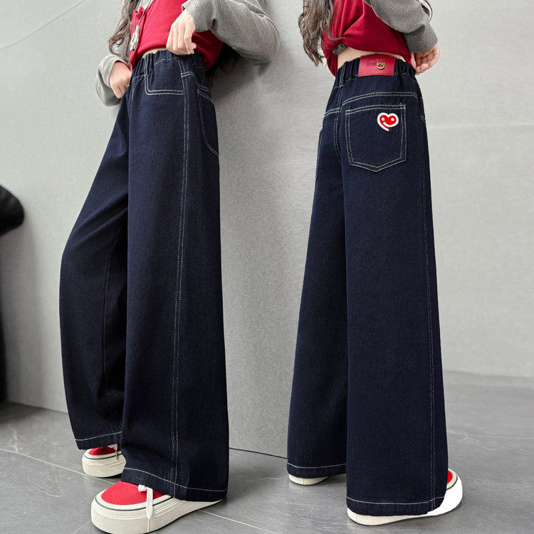 童多乐&Q8827款爱心刺绣贴标阔腿裤,童装/婴儿装/亲子装,裤子,淘宝优惠券,粉丝福利购,淘宝优惠卷