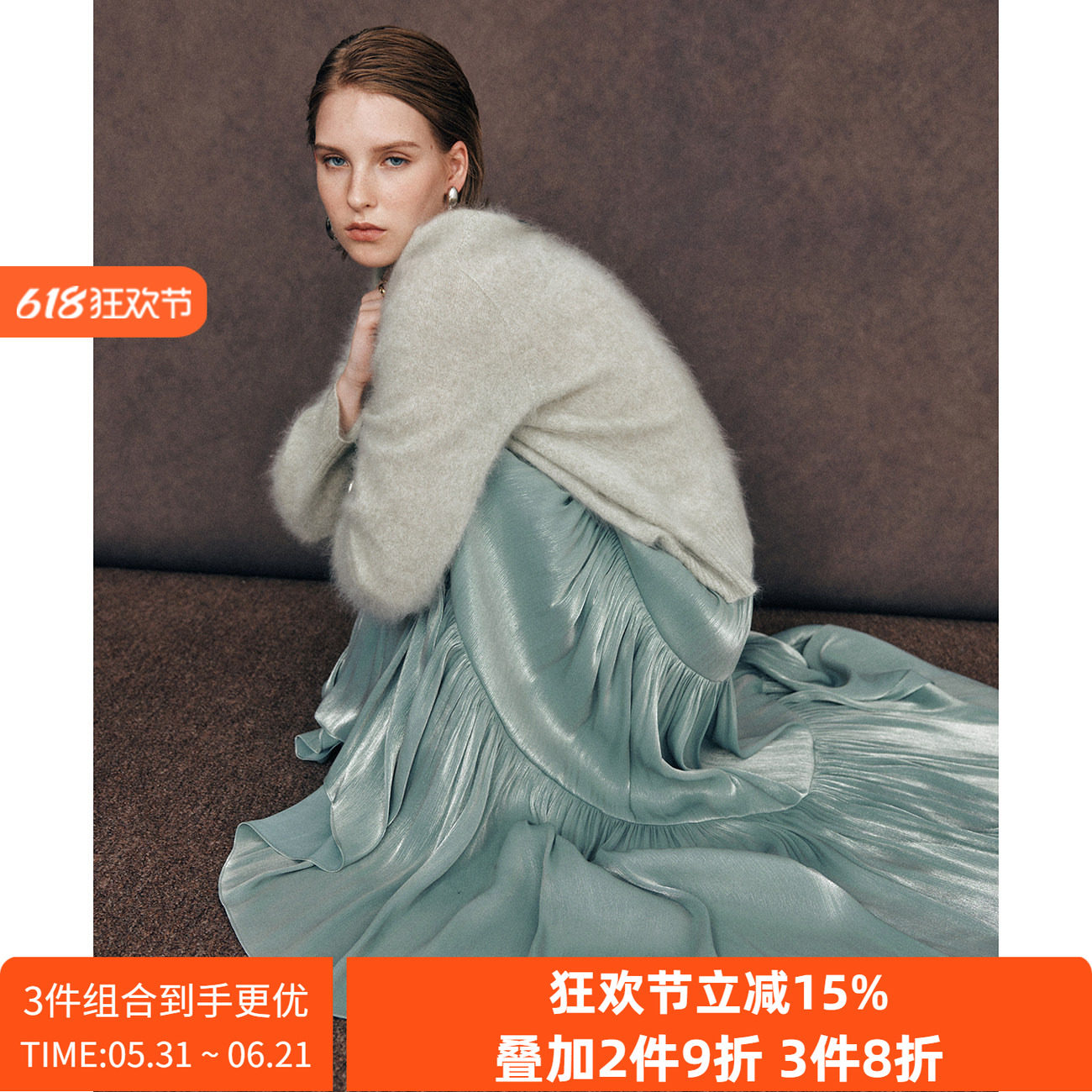 A字蛋糕裙大裙摆显瘦半身裙