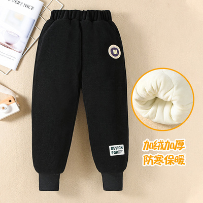 长裤欧棉绒冬棉裤三层夹棉