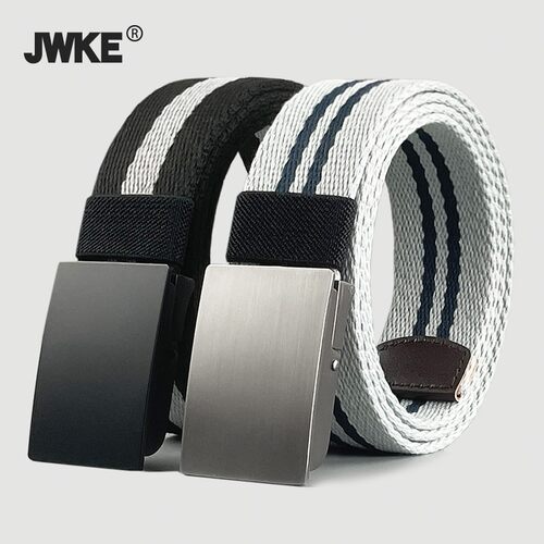 2025新款帆布腰带男款休闲皮带学生军训年轻人牛仔裤腰带收腰神器