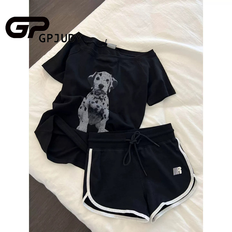 日本GP&JP黑色慵懒感家居服