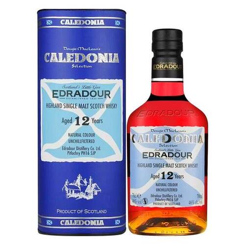 行货洋酒 埃德拉多尔12年雪莉桶单一麦芽威士忌洋酒EDRADOUR700ml