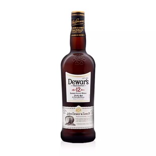 英国进口洋酒 帝王12年苏格兰威士忌 Dewar's whisky 700ml