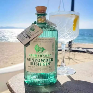 颜值瓶身 爱尔兰DRUMSHANBO GUNPOWDER GIN鹿角兔撒丁岛柑橘金酒