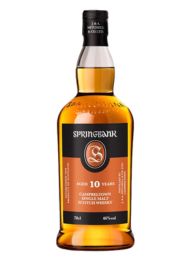 SpringBank云顶10年单一麦芽苏格兰威士忌700ml进口洋酒行货无盒