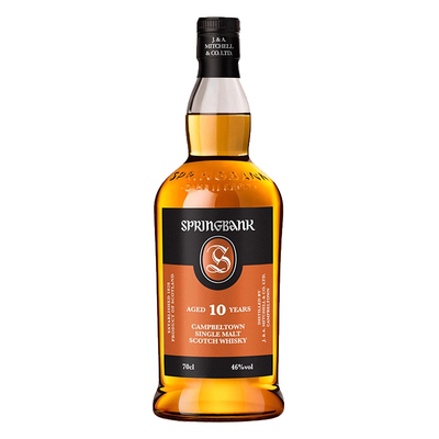 SpringBank云顶10年单一麦芽苏格兰威士忌700ml进口洋酒行货无盒