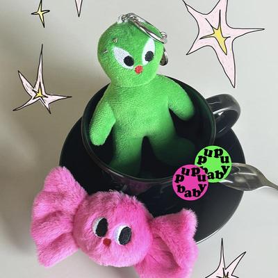 原创毛绒挂件包包挂饰外星人