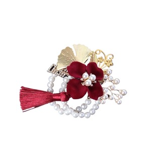 胸花结婚用新款高级女方送亲新娘新郎伴郎伴娘襟花嘉宾胸针喜庆场